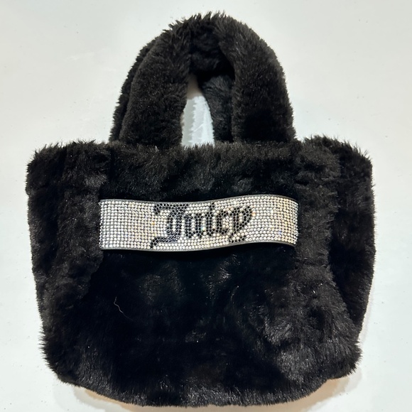 Juicy Couture Liquorice Black Mini Tote & Barrel Coin Purse Gift Set - Picture 2 of 15